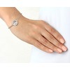 Tuscany Silver Women's Bracelet Rhodium-Plated Sterling Silver White Cubic Zirconia