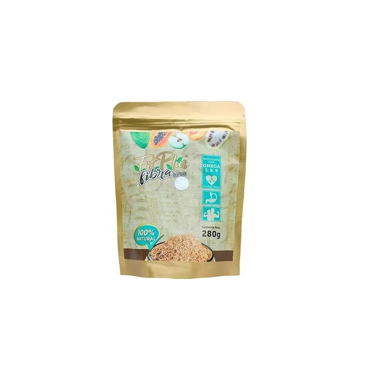 FIT PLUS Fibra con Linaza, Papaya, Nopal, Ciruela. Bolsa grande