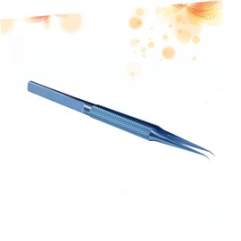 jojofuny Titanium Alloy Curved Tip Tweezers Precision Tweezers for Electronics Jewelry and Craft Projects