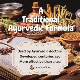 Herb Man Teas Nerve Damage Tonic - For tingling, burning pain, tremors, muscle weakness #159 - Formula Only