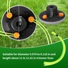 Quintillus Universal Weed Eater Head,H09 Weed Wacker Head Grass Trimmer