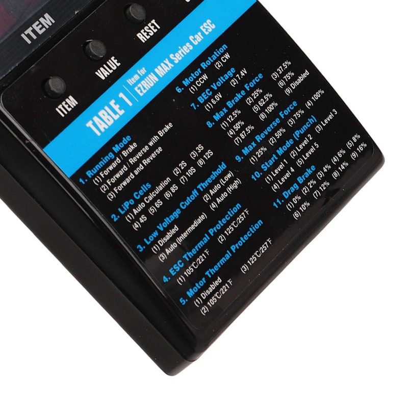 LED Program Card Box Brushless Universal ESC Programming Card for