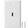 tunghey HDMI Wall Plate 4 Port, HDMI Wall Plate Female-Female