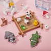 WEWAYSMILE 30 Pcs 15 Style Resin Charms Cute Animal Pendant,