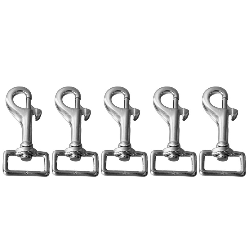 5PCS 27mm Square Tail Snap Hooks 360 Degree Rotating Hook