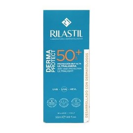 Rilastil Dermaprotect 50+ Face Sunscreen Protects Skin from UVB Rays, UVA and Blue Light, Moisturises and Prevents Ageing, Suitable for All Skin Types, 50 ml