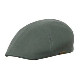 Sterkowski Rusty Hat | 100% Combed Cotton Flat Cap for Men and Women | Slightly Airy Peaked Cap, gray