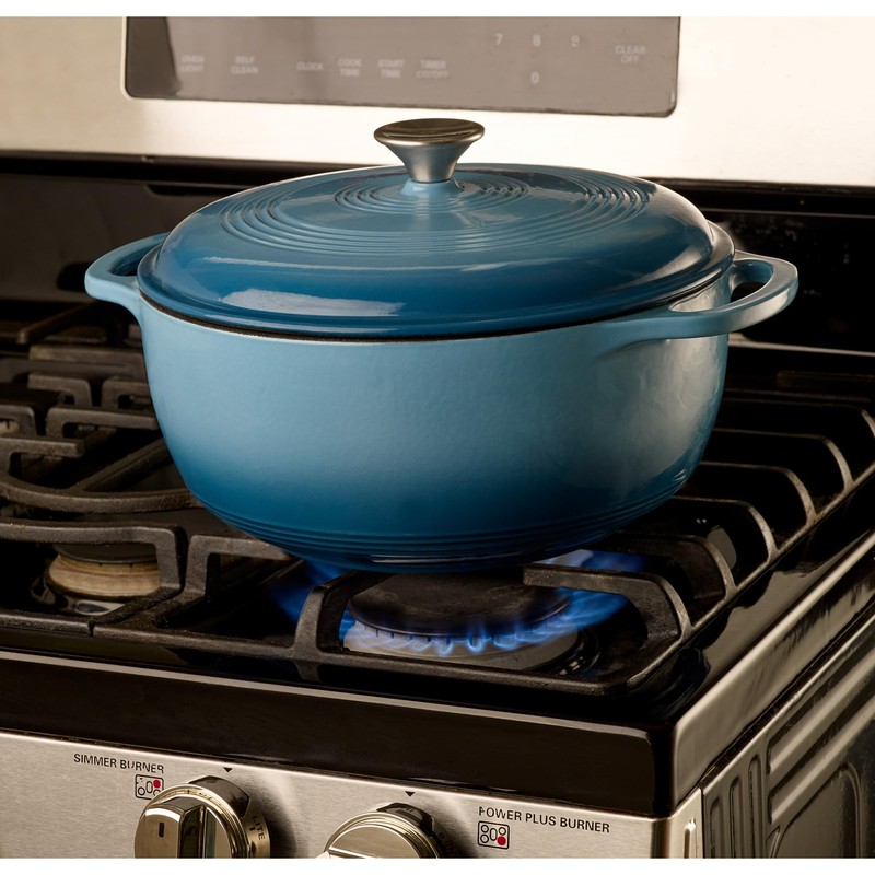 Mercer Culinary Enameled Cast Iron Round Dutch Oven, 6 qt.,