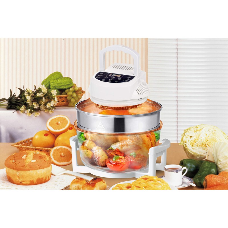 SO-2005: Digital Convection Oven with Extender Ring and 6 Pre-programmed