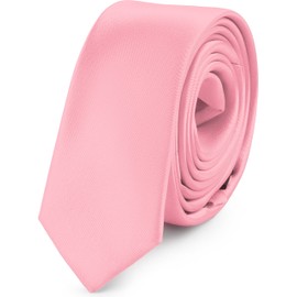Ladeheid SP-5 Men's Narrow Tie, 150 x 5 cm - pink