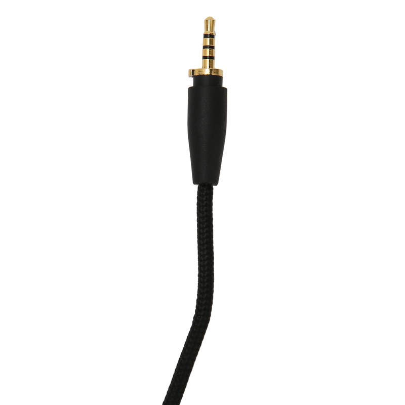 Headphone Audio Cable with Microphone, 3.5 mm Braided Nylon Replacement