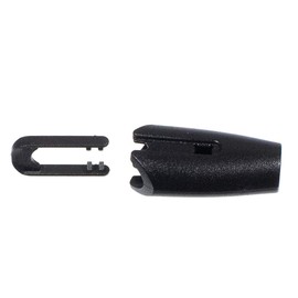 West Coast Paracord Black Plastic Rope Clamps – Create Leads, Lines, Lunge Lines, Cross Ties, and More, (6mm, 10 Pack)