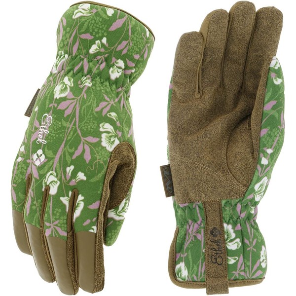 Mechanix Wear: Ethel V&A Museum Collection Women’s Gardening & Utility Work Gloves, Touchscreen Capable, Synthetic Leather Gardening Gloves for Women, Multi-Purpose Use (Sweet Pea, Women's Medium)