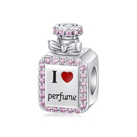 Alstiva Family Friendship Love 925 Sterling Silver 5A Cubic Zirconia Charm Pendant for Bracelet Charm Bead Pendant for European Bracelets Necklaces Jewellery Gift for Women, Sterling Silver, Cubic