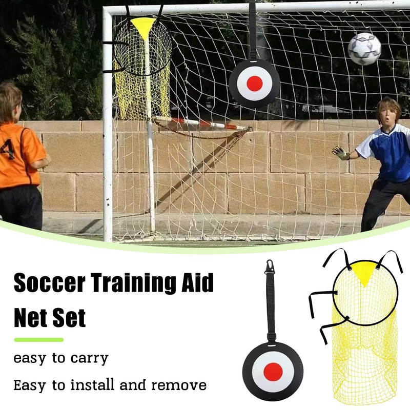 3PCS Football Training Equipment Set - Includes 2 Top Bins