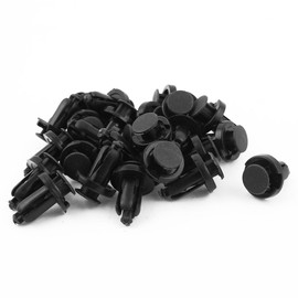 sourcingmap 25 Pcs Plastic Rivets Fastener Car Bumper Push Clips 10mm for Car