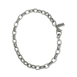 Phiten Limited Edition Titanium Chain Bracelet, Long Round, Length 6.7 - 7.5 inches (17 - 19 cm), Width 0.2 inches (5.3 mm), Compatible with Metal Allergies, Popular Brand, Made in Japan, One size