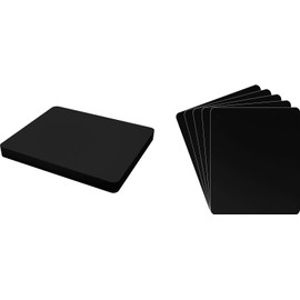 (30) Black Standard 20mil Tall CD Jewel Box Divider Cards - 5-5/8" x 6-3/4" - CDNS68BK20