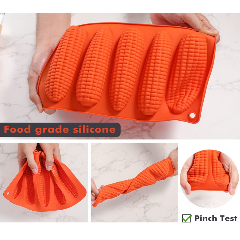 webake Juego de 2 moldes de silicona para pan de