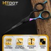 HB DOT Professional Mustache Scissors, 5.5 Inches Mustache and Beard