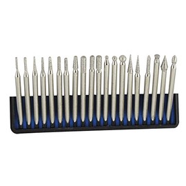 SE Assorted Diamond Burr Set (20 PC.) - 82378DB