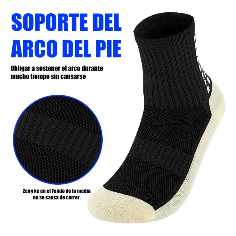 8 Par Calceta Antiderrapantesy Medias Recortadas Para Futbol