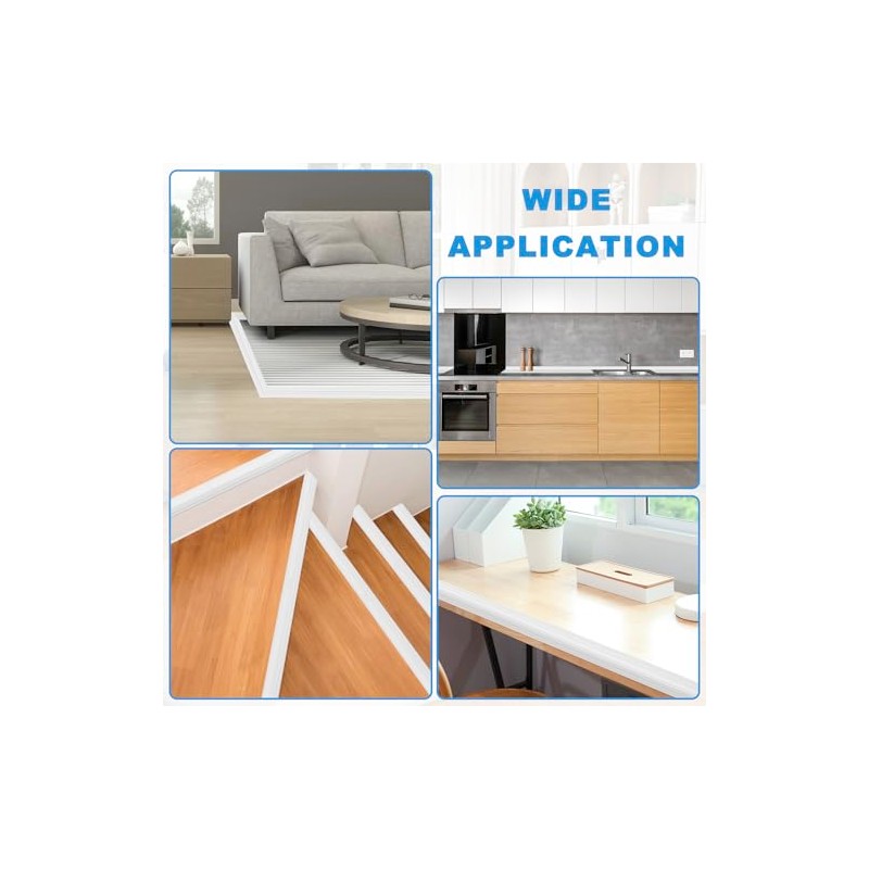Wall Corner Protector Peel and Stick Corner Trim Molding Flexible