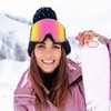 EXP VISION Ski/Snowboard Goggles, Magnetic Lens Snow Goggles with Anti-Fog