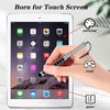 HOLIV 5-Piece Retractable Capacitive Stylus for Touch Screens, Smart Devices,