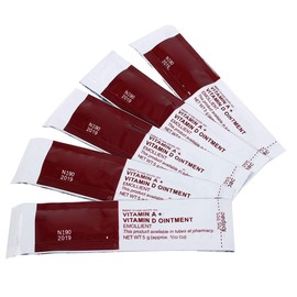 Pack of 100 Anti-Scar Tattoo Cream, Professional Care of Tattoo Cream Faster Healing Makeup Vitamin Ointment A & D for Makeup, Microblading and Tattoo Healing Art Tattoo Supplies