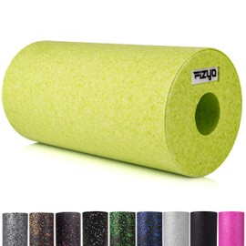 Fizyo Massage Roller 30 x 15 cm - EPP Roller Medium Hardness for Fitness, Yoga, Pilates, Rehabilitation, Muscle Regeneration, Massage Back, Spine and Legs (Lime, 30 x 15 cm)