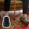 4 Pcs Cane Tips Rubber Ferrule,19 mm 3/4" Black Ferrules