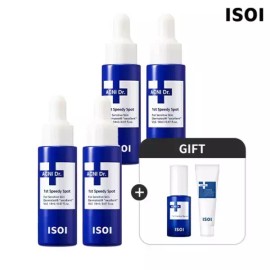 isoi 아크니 스피디 스팟 응급스팟)14mlx4개 +아크니세럼20ml 아크니클렌징30ml) Acni Speedy Spot Emergency Spot (14ml x 4) + Acni Serum 20ml + Acni Cleansing 30ml [[0001]Basic product]