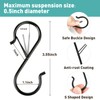 Navona 40 Pcs S Hooks for Hanging Heavy Duty, 3.5-inch