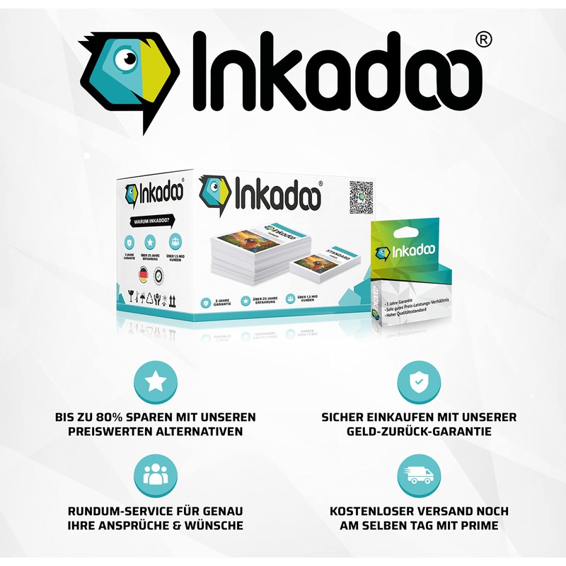 Inkadoo Label for Brother DK-11207 P-Touch QL 710 Series P-Touch