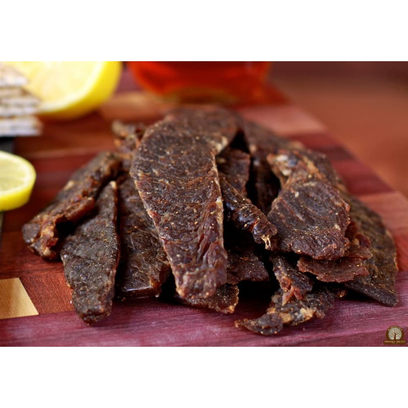 Mahogany Smoked Meats: Sweet N Spicy Brisket Jerky - 16oz
