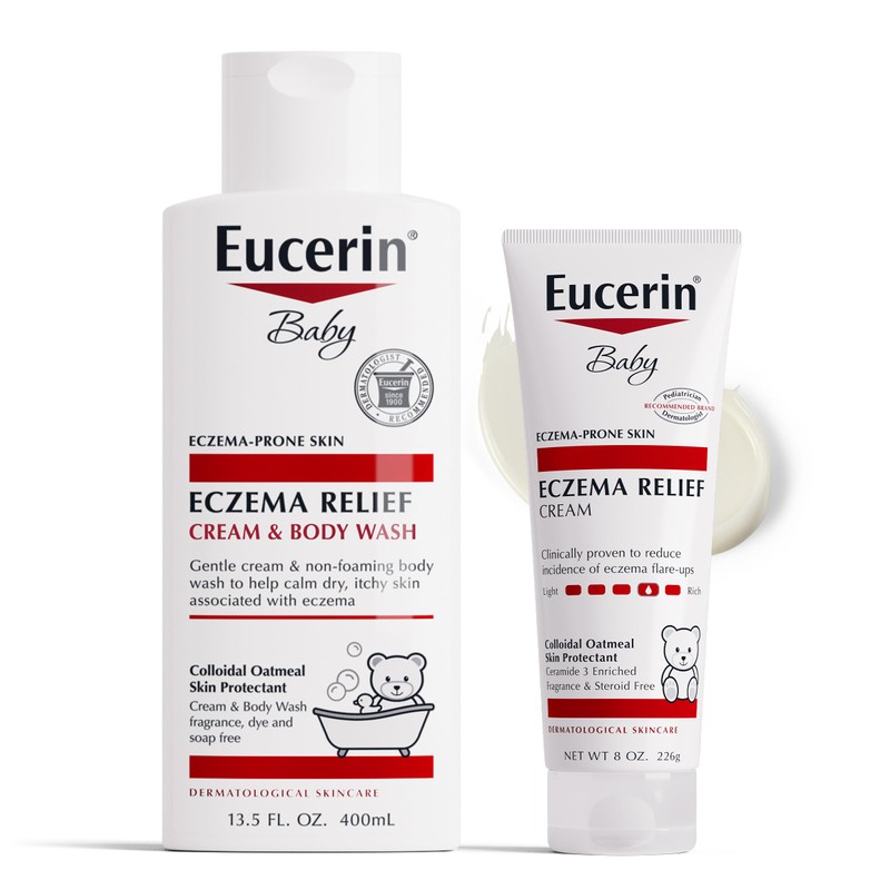 Eucerin Baby Eczema Relief Cream & Body Wash Baby Eczema