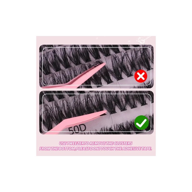 Extensiones De Pestañas 3040d5060d80100d 8-16mm W Shape
