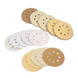 Polishing, Sanding Sandpaper 10pcs 5 Inch 125mm Round Sanding Discs Buffing Sheet Sandpaper 8 Hole Grinding Polishing Pad 60-220 Grit Abrasive Tool (Grit : Grit 220)