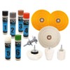 LINE10 Tools 6 Inch Metal Buffing Kit for Drill, 6