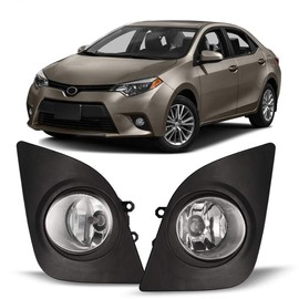 Winjet Compatible with [2014 2015 2016 Toyota Corolla] Driving Fog Lights + Switch + Wiring Kit