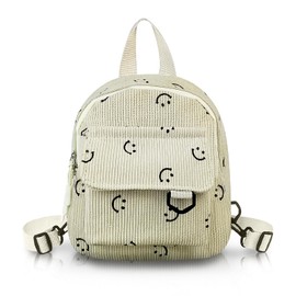 Energather Women's Backpack, Corduan Mini Backpack for Women and Girls, Cute Backpack Women's Small with Adjustable Shoulder Strap for Shopping, Dating, Travel, beige, S