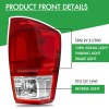 Left+Right Tail Lights Brake Lamps for 2016 2017 2018-2023 Toyota