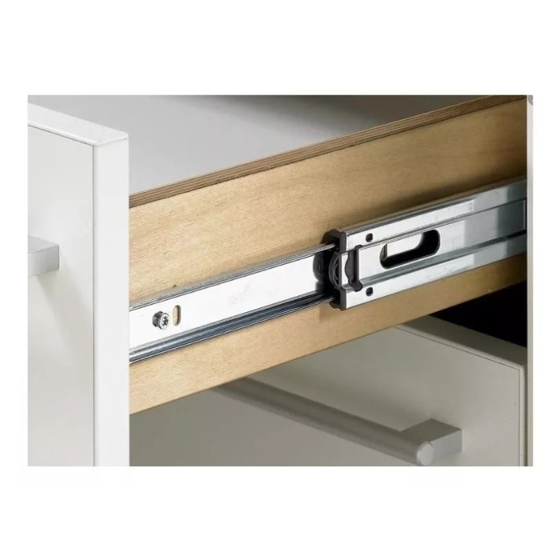 LIZOFERTAS Corredera Metalica De Extension Total 45 Cm