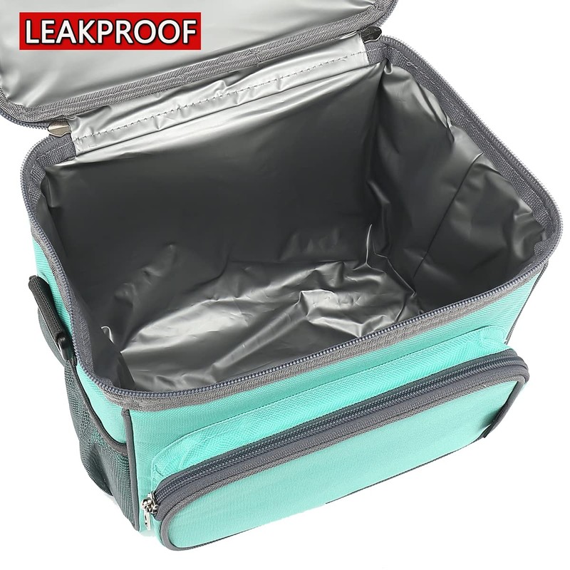 FlowFly Insulated Reusable Lunch Bag Adult Large Lunch Box for