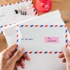 1" x 2-5/8" Colored Address Labels, 600 Bright Pink Label