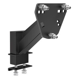 Lusheer Stake Pocket Spare Tire Carrier Mount,Trailer Spare Tire Mount,Fits Most 4 & 5 & 6 & 8 Lugs Wheels on 4",4.25", 4.5'', 4.75'', 5", 5.5",6" or 6.5" Bolt Patterns,Heavy Duty Powder Coat
