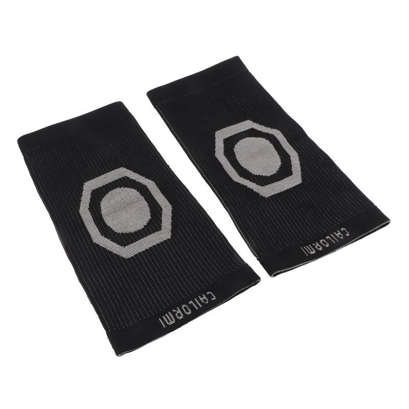 2pcs Graphene Knee Warmers Shock Absorption Resilience Soft Breathable Graphene