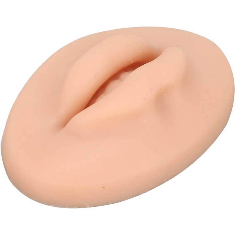 10 Labios de Práctica, Modelo de Boca Abierta de Silicona