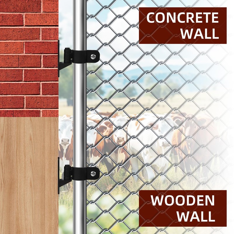 4Pack Wall Mount Gate Hinge, 1-5/8'' Pipe Gate Hinge Set